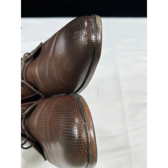 Tayno Brown Leather Oxfords SKU 7503 Size 9.5 - Picture 9 of 11
